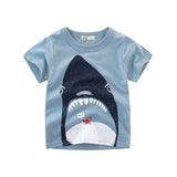 2-8Y Cartoon Print Baby Boys T-Shirt For Summer