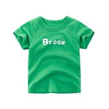 2-8Y Cartoon Print Baby Boys T-Shirt For Summer