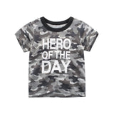 2-8Y Cartoon Print Baby Boys T-Shirt For Summer
