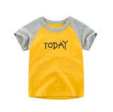 2-8Y Cartoon Print Baby Boys T-Shirt For Summer