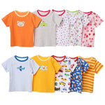 T-Shirt 100%Cotton Cartoon Print Baby Girl Tops