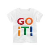 2-8Y Cartoon Print Baby Boys Dinosaur T Shirt