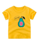 2-8Y Cartoon Print Baby Boys Dinosaur T Shirt