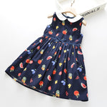 Summer Brand New Girls Dress Flowers Lace Silk