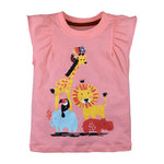 Summer Cotton Sleeveless T-shirt For Girls