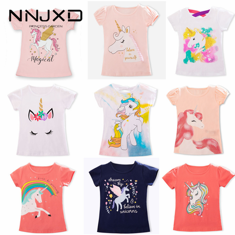 Summer Fashion Unisex Unicorn T-shirt Children
