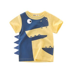 2-8Years Cartoon Print Baby Boys Shorts T Shirt