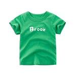 2-8Years Cartoon Print Baby Boys Shorts T Shirt