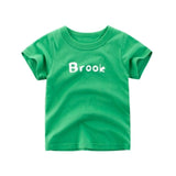2-8Years Cartoon Print Baby Boys Shorts T Shirt