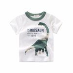 2-8Years Cartoon Print Baby Boys Shorts T Shirt