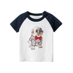 2-8Years Cartoon Print Baby Boys Shorts T Shirt