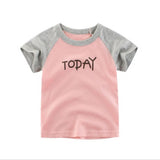 2-8Years Cartoon Print Baby Boys Shorts T Shirt