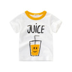 2-8Years Cartoon Print Baby Boys Shorts T Shirt