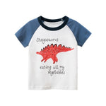 2-8Y Cartoon Print Baby Boys T-Shirt For Summer