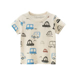 2-8Y Cartoon Print Baby Boys T-Shirt For Summer