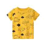 2-8Y Cartoon Print Baby Boys T-Shirt For Summer
