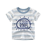 2-8Y Cartoon Print Baby Boys Dinosaur T Shirt