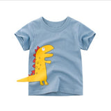 2-8Y Cartoon Print Baby Boys T-Shirt For Summer