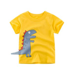 2-8Y Cartoon Print Baby Boys T-Shirt For Summer