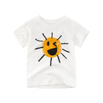 2-8Y Cartoon Print Baby Boys T-Shirt For Summer
